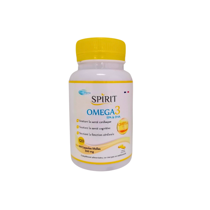Spirit Omega 3 120 Capsules 500mg – Image 1