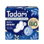 TADAM SERVIETTES ULTRA NUIT+ 10 UNITES