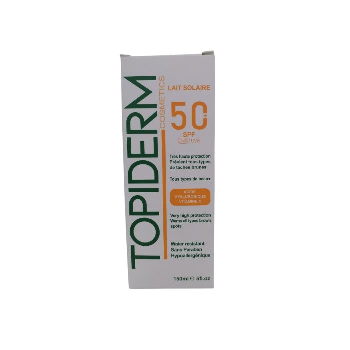 Topiderm Lait Solaire Spf50+ 150ml – Image 1