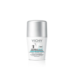 VICHY DÉODORANT  DERMO-DÉTRANSPIRANT INVISIBLE PROTECT 72H ANTI-TACHES ANTI-IRRITATIONS.