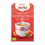 YOGI TEA ENERGIE POSITIVE CRANBERRIES HIBISCUS 17 X 2G