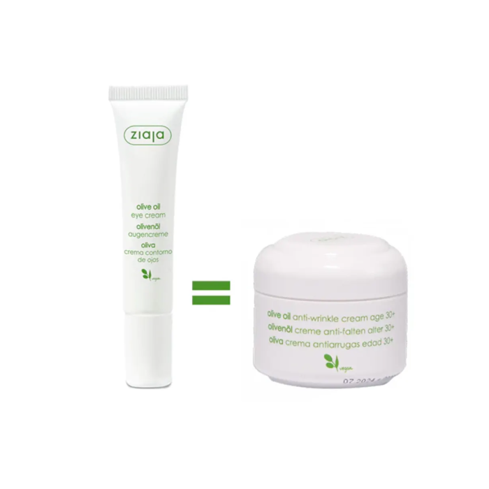 Ziaja duo pack Olive naturel "Cr anti-ride 50ml+creme des yeux 15ml" – Image 1