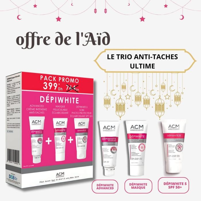 ACM DepiwhiteTrio Ultime Advanced Creme + Masque+ Ecran S solaire – Image 1