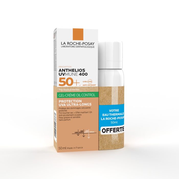 La Roche-Posay Anthelios XL Crème Solaire Matifiante Teintée SPF50+ = Eau Thermale 50ml Offerte – Image 1
