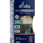 DODIE Biberon Tétine Multi-Perforée ROSE 0-6mois 150ml
