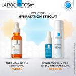 La Roche-Posay Pure Vitamin C10 Sérum Anti-Age Peau Sensible | 30ml = Eau Thermal + Hyalu B5 Miniature Offerts – Image 2