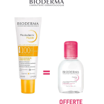 BIODERMA Photoderm Fluide invisible Spf100 + Sensibio H2O OFFERT