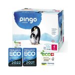 Pingo Couches Maxi Taille 4 7PINGO COUCHES ÉCOLOGIQUES JETABLES MAXI JUMBO TAILLE 4 (7-18KG) 2X40 COUCHES-18kg/2*40pcs