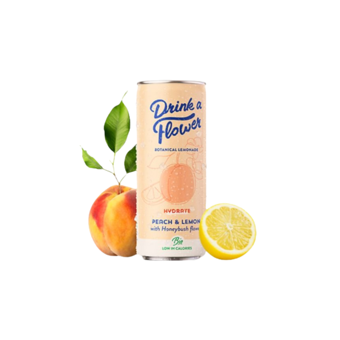 DRINK A FLOWER BOTANICAL LEMONADE HYDRATE PEACH AND LEMON 25 CL – Image 1