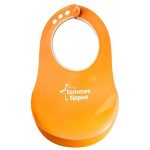Tommee Tippee Bavoir avec Fermoir Réglable Orange