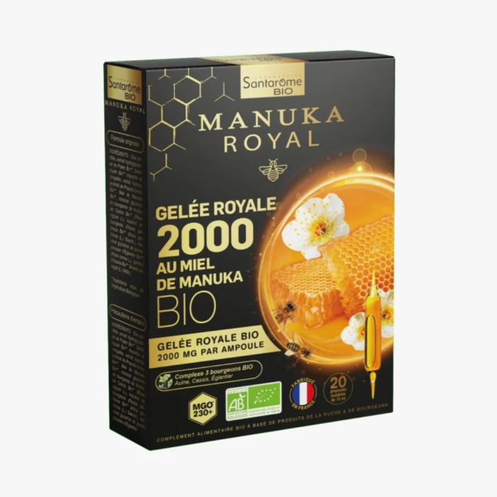 SANTAROME GELEE ROYAL MIEL MANUKA 2000MG 20 AMPOULES – Image 1