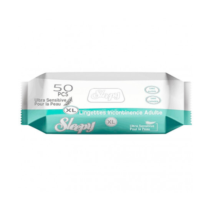 Sleepy lingettes Incontinence adulte Xl 50pcs – Image 1