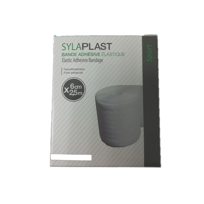 Sylaplast Bande Adhesive Elastique 6cm*2.5m – Image 1