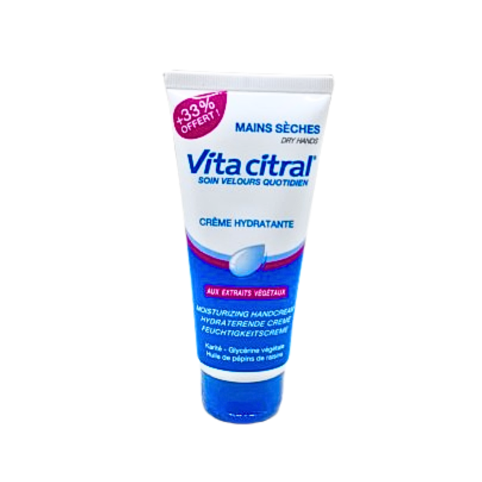Vita Citral Creme Hydratante Mains seches Velours 100ml – Image 1