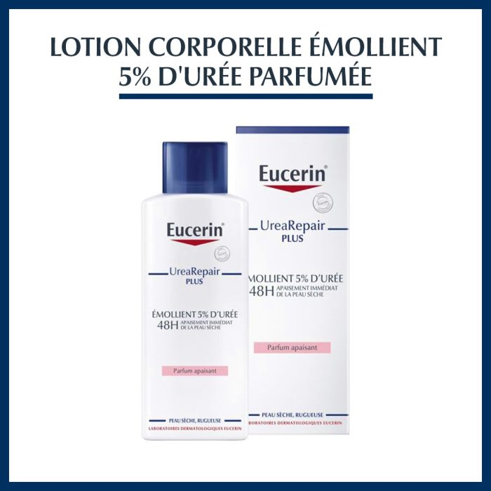 EUCERIN UreaRepair PLUS Emollient 5% d’Urée Parfumé - 250ml – Image 1