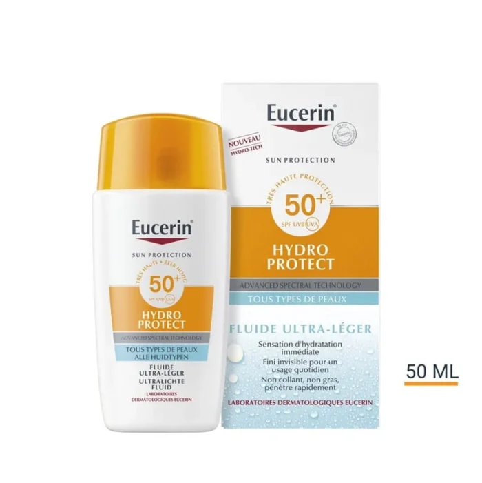 Eucerin HYDRO PROTECT SPF 50 + 50 ML – Image 1