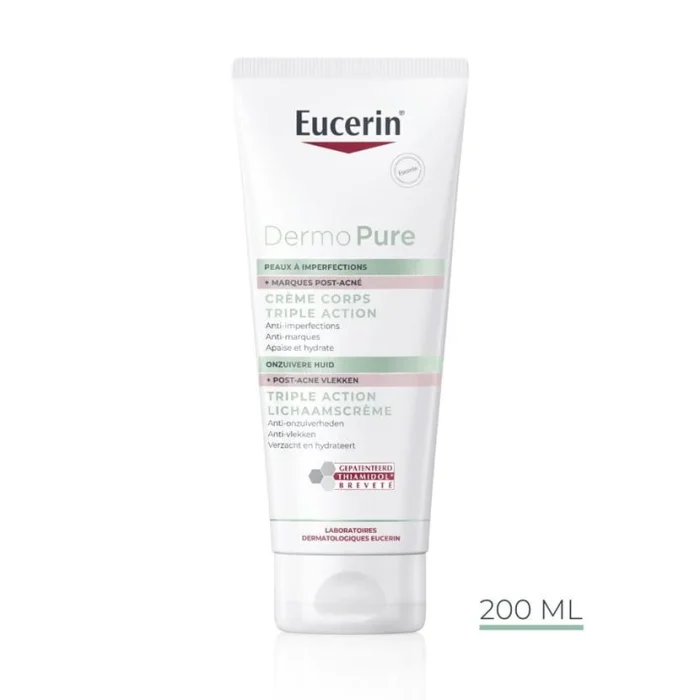 Eucerin Dermopure Creme Triple Action 200ml – Image 1