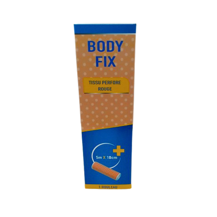 Body Fix Sparadrap Perfore 5*18cm Rouge – Image 1