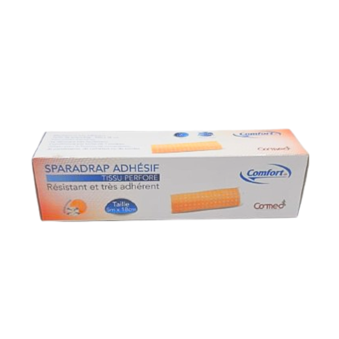 Comfort sparadrap Adhesif blanc 5m*18cm – Image 1
