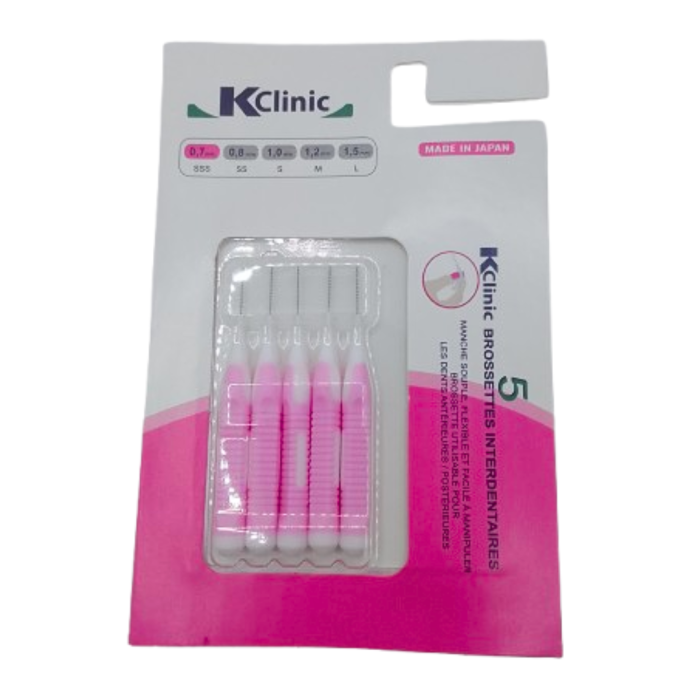 Kin clinic brossettes interdentaire 0.7mm 5unites – Image 1