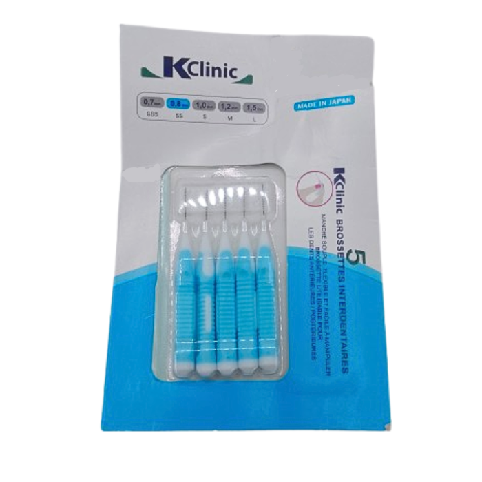 Kin clinic brossettes interdentaire 0.8mm 5unites – Image 1