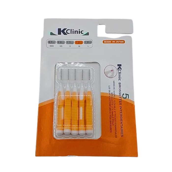 Kin clinic brossettes interdentaire 1.2mm 5unites – Image 1