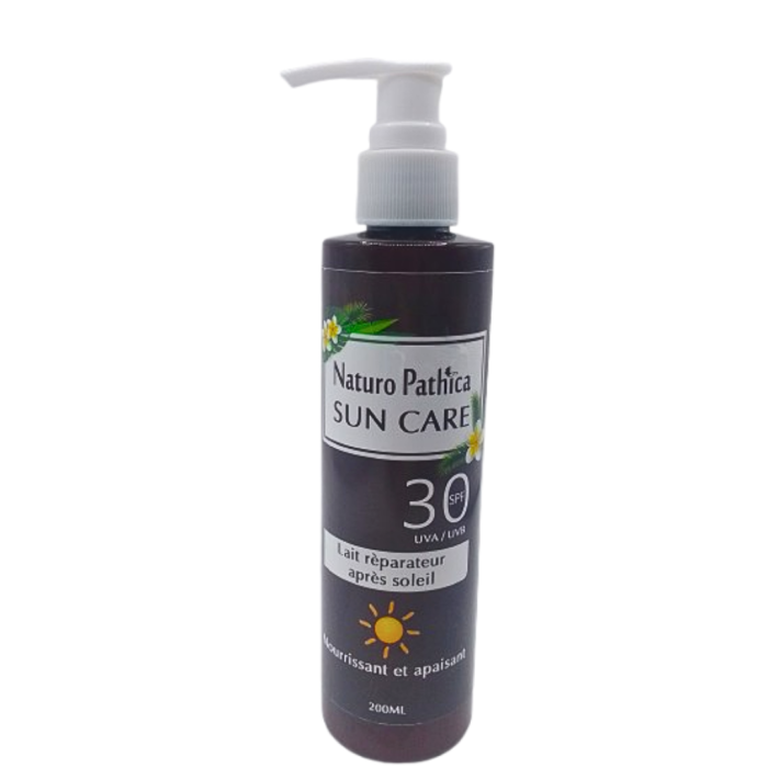Naturo pathica lait reparateur apres soleil spf30 200ml – Image 1