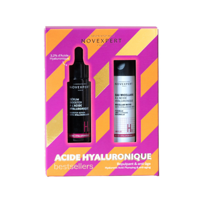 Novexpert serum booster a l'acide hyaluronique 30ml + Eau Micellaire miniature – Image 1
