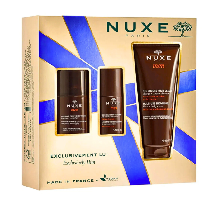Nuxe Men coffret " Gel Hydratante+Deodorant+gel douche" – Image 1