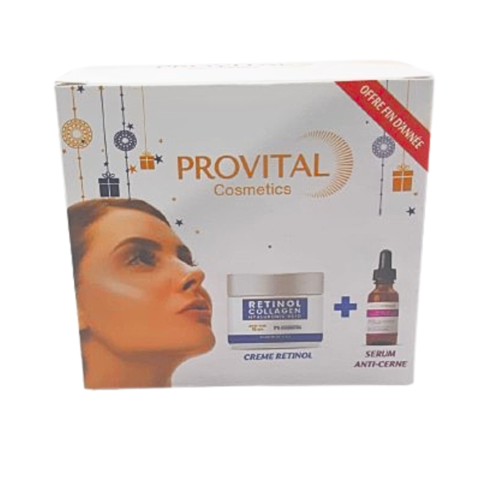 Pro vital Duo pack "serum au collagene 30ml+serum anti-cerne 10ml" – Image 1