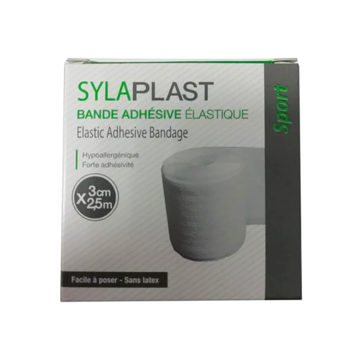 Sylaplast sport Bande Adhesive Elastique 3cm*2.5m – Image 1