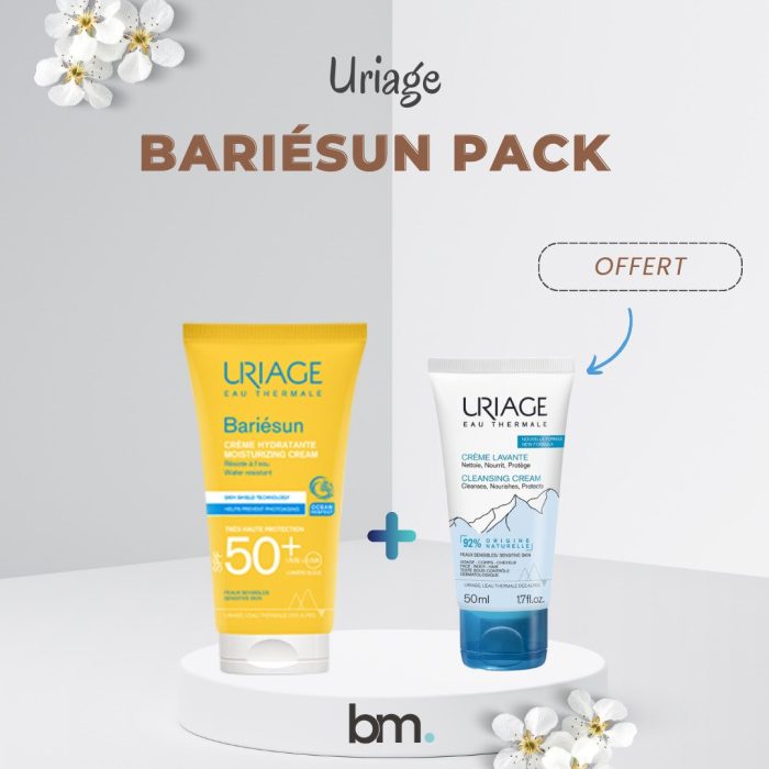 Uriage Bariesun Ecran Creme Spf50+ + Creme Lavante 50ml OFFERT – Image 1