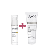 Uriage Depiderm Spf50 30ml+Depiderm Mousse Nett 100ml pack