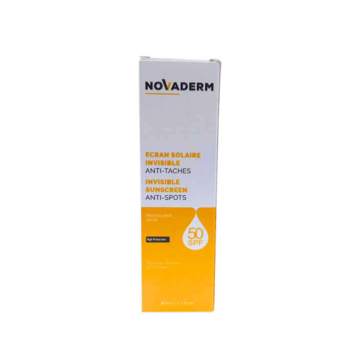 Novaderm Ecran Invisible spf50+ 50ml – Image 1