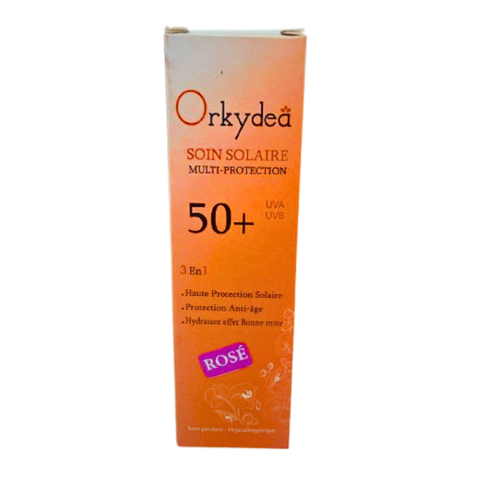 Orkydea ecran solaire bonne mine rose spf50+ 50ml – Image 1