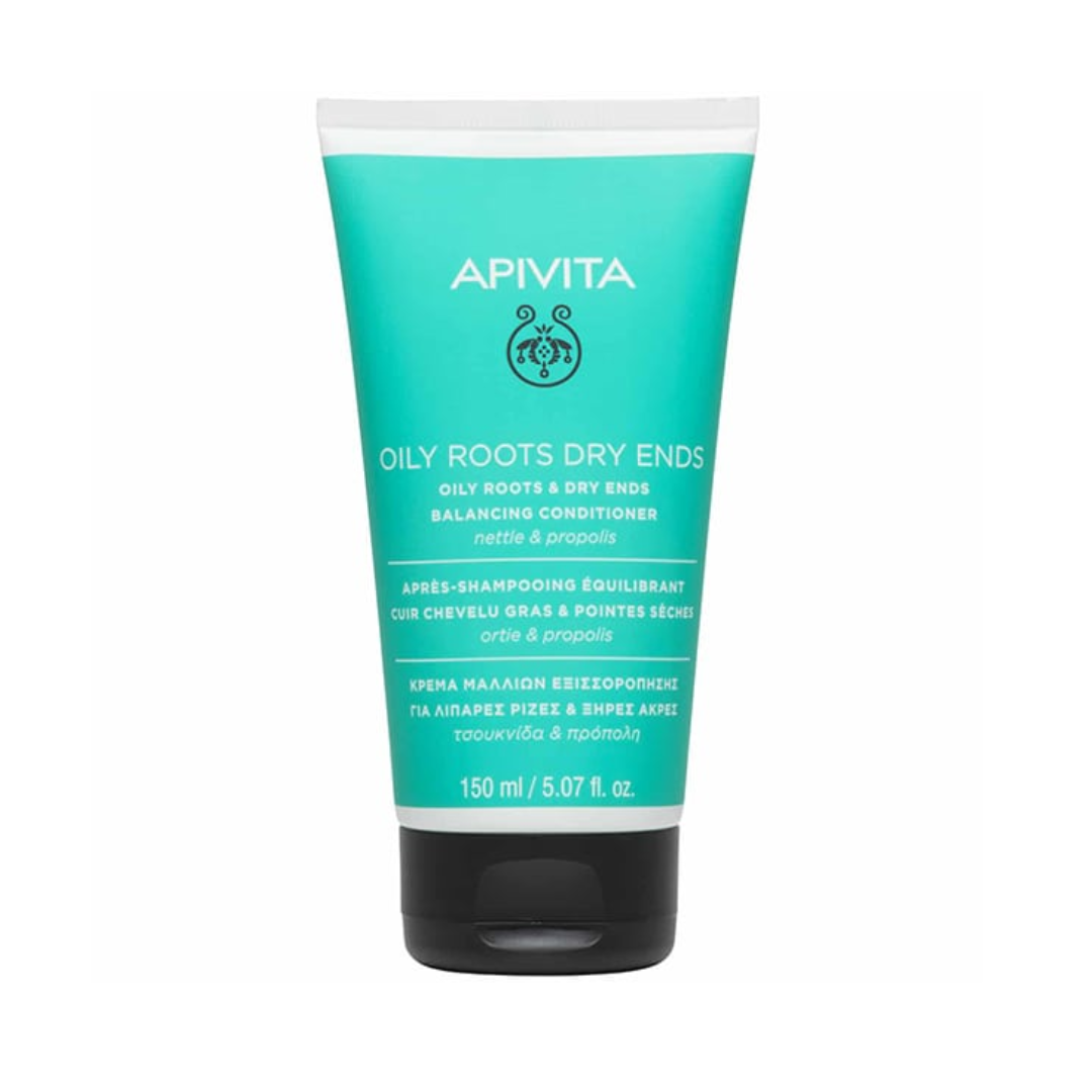 Apivita-Apres-shampoing-pour-Racines-Grasses-et-Pointes-Seches150ml Apivita Après-shampoing pour Racines Grasses et Pointes Sèches150ml – Image 1