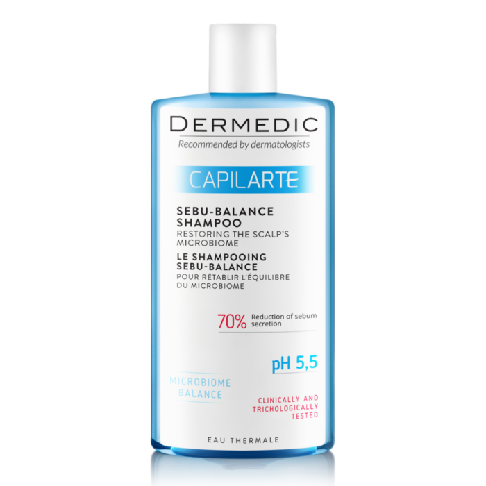 Dermedic Capilarte Shampoing Sebu-Balance Ph 5.5 300ml – Image 1