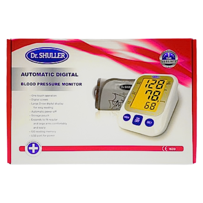 Dr.Shuller Tensiometre Rouge Automatic Digital – Image 1