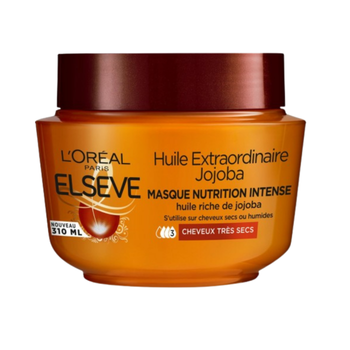 Elseve Huile Extrao. Jojoba masque Nutrition intense 300ml – Image 1