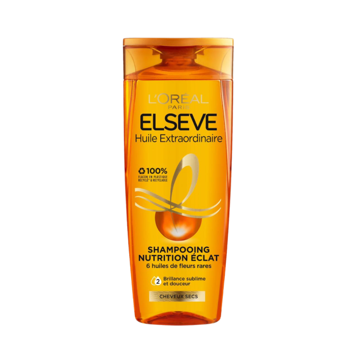 Elseve Huile Extraodinaire shampoing Nutrition eclat 400ml – Image 1