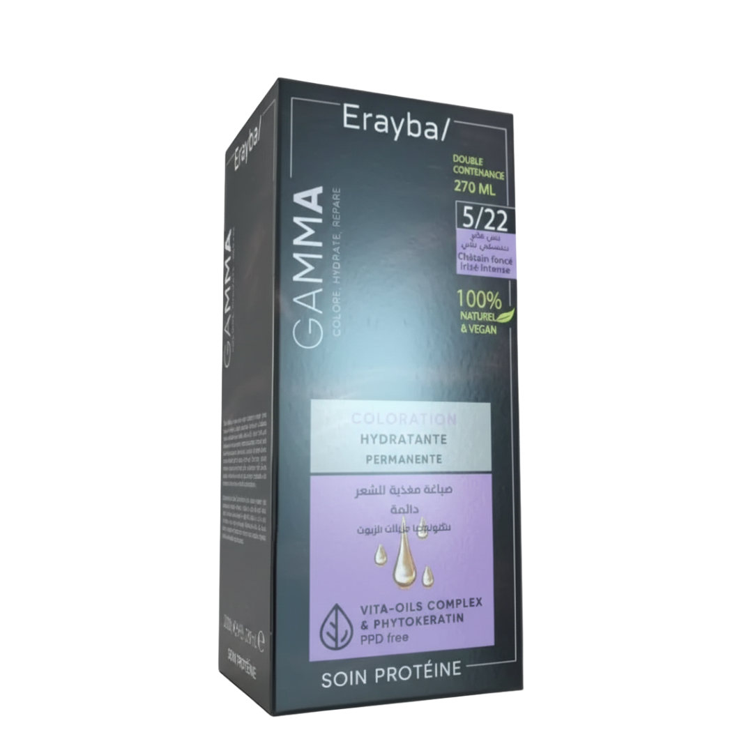 Erayba-Gamma-Coloration-522-Chatain-fonce Erayba Gamma Coloration 5/22 Chatain fonce – Image 1