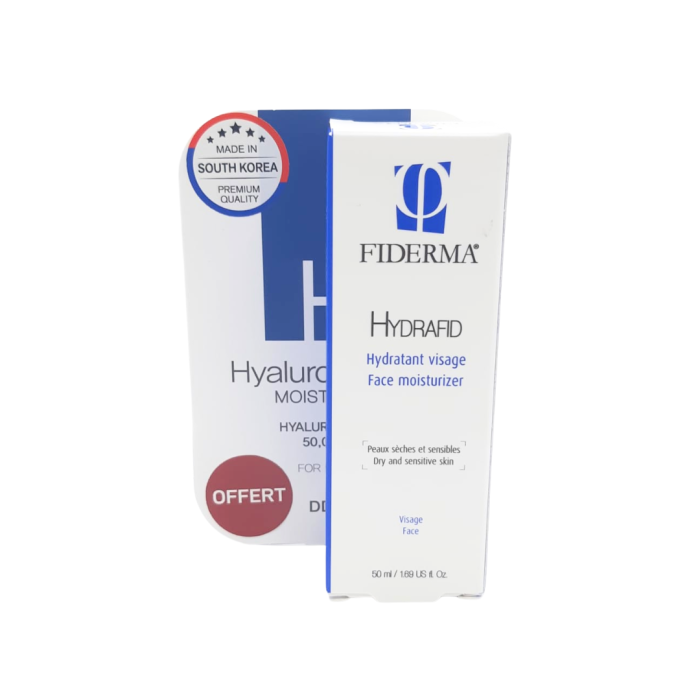 Fiderma Hydrafid Creme Hydratant Visage 50ml+DD'ELL Masque Pack – Image 1