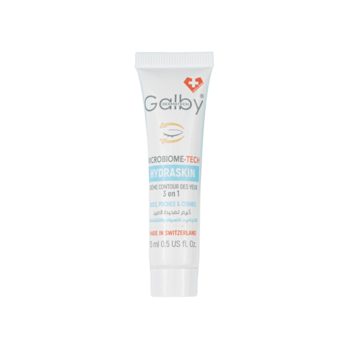 Galby Dermatech HYDRASKIN Contour Des Yeux Rides et Poches & Cernes 3 en 1 15ml – Image 1