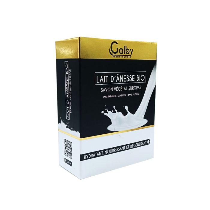 Galby Lait D'anesse Savon Surgras 100g – Image 1