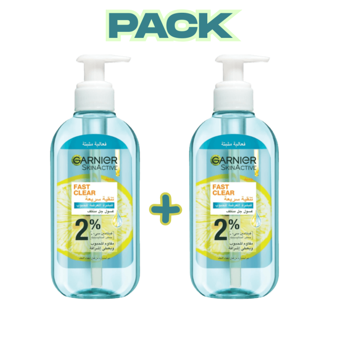 Garnier Fast Clear 200ml X 2 Pack – Image 1
