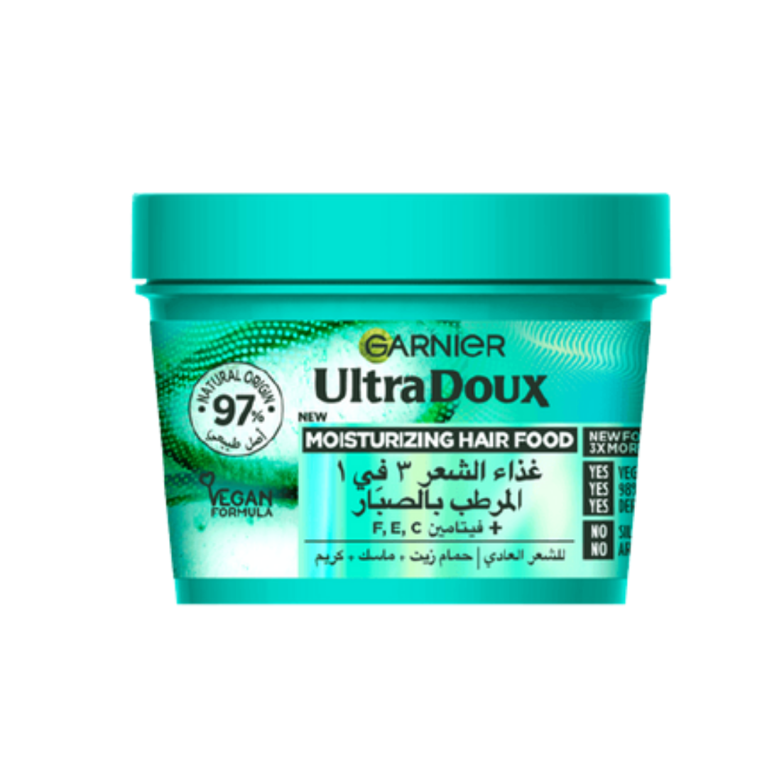 Garnier-Ultra-Doux-Hair-Food-Aloa-390ml Garnier Ultra Doux Hair Food Aloa 390ml – Image 1