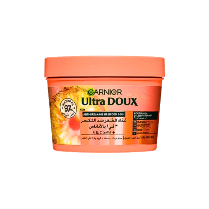 Garnier Ultra Doux Hairfood Pineapple 390ml – Image 1