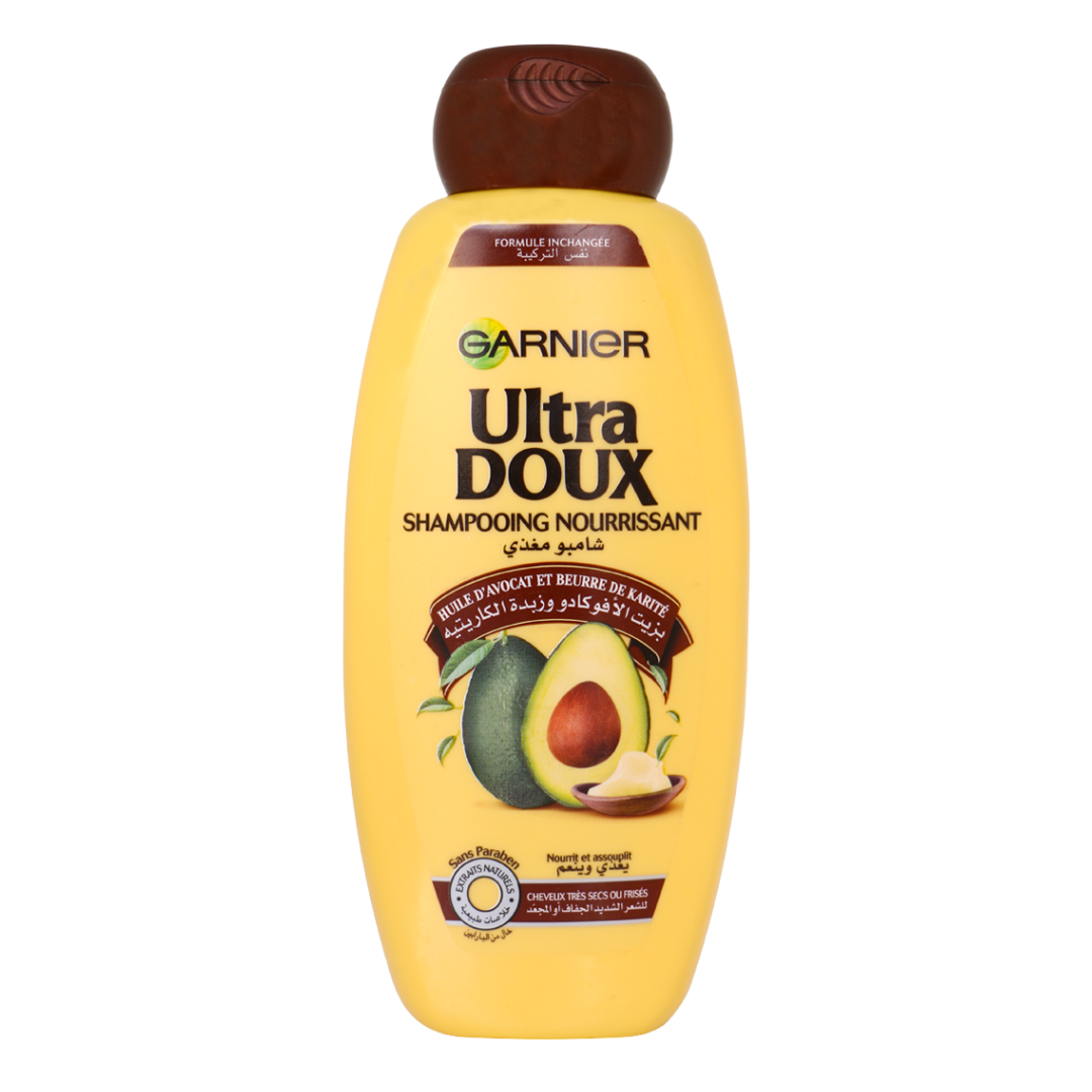 Garnier-Ultra-Doux-Shamp-Avocat-Karite-400ml Garnier Ultra Doux Shampoing Avocat Karite 400ml – Image 1