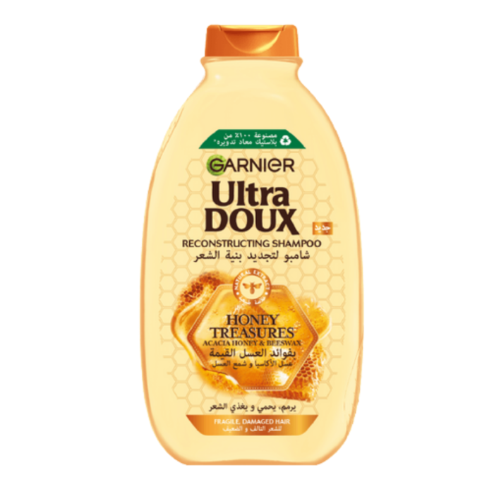 Garnier Ultra Doux Shampoing Tresor de Miel 400ml – Image 1