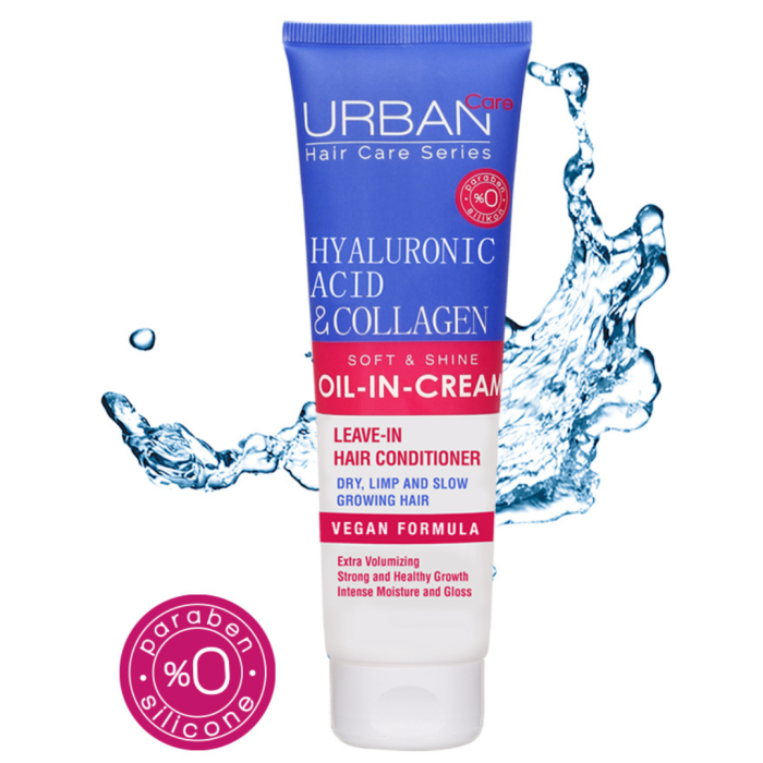 Urban Care Hyaluronic Acid & Collagen Huile-En-Creme 150ml – Image 1